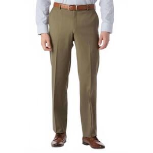 NEW BALLIN dunhill super 120s wool gabardine comfort eze trouser in british tan